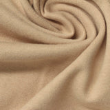 Cotton Stretch Rib Knit Fabric, 268 gsm, 165 cm — Beige — photo 1