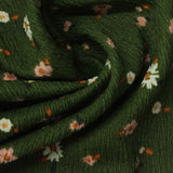 White Flowers Crepe, Polyester — photo 1