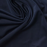 Polyester Stretch Jersey Knit Fabric, 145 gsm, 165 cm — Navy — photo 1