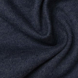 Dark Blue Marl Interlock Knit, Cotton — photo 1
