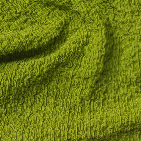 Polyester Stretch Warp Knit Fabric, 236 gsm, 140 cm — Green