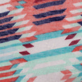 Blue Abstract-Brushstroke Knit, Polyester — photo 1