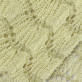 Cream Sparkle Pointelle Knit, Poly-Cotton — photo 1