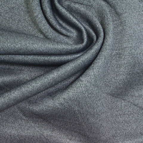 Heather Grey Marl Scuba Knit, Polyester, 250 gsm
