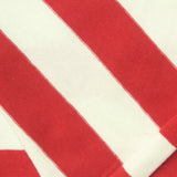 Red Horizontal-Stripe Knit, Cotton — photo 1