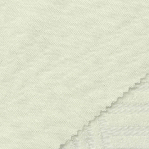 Cream Geometric Jacquard, Polyester, 335 gsm