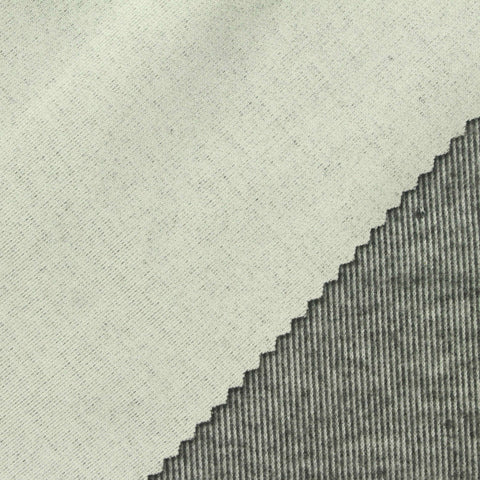 Grey Marl Interlock Knit, Polyester, 280 gsm