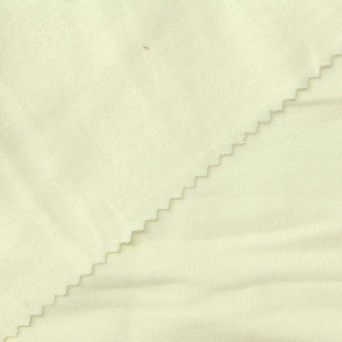 Brushed Viscose Stretch French Terry Fabric, 218 gsm, 178 cm — Khaki
