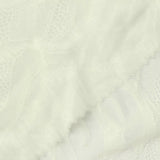 Nylon Stretch Lace Fabric, 106 gsm, 120 cm — Beige — photo 1