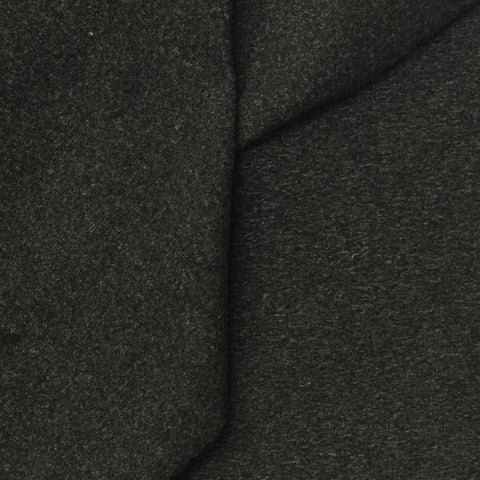 Dark Grey Heathered-Marl Jersey Knit, 200 gsm