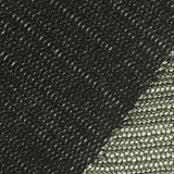 Slub Polyester Metallic Woven Fabric, 270 gsm, 160 cm — Black — photo 1