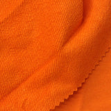 Cotton Polyester French Terry Fabric, 290 gsm, 192 cm — Orange — photo 1