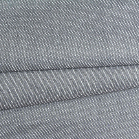 Cotton Polyester Stretch Woven Fabric, 320 gsm, 170 cm — Grey