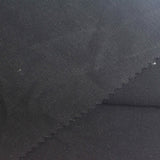 Cotton Stretch Rib Knit Fabric, 400 gsm, 165 cm — Black — photo 1