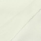 Cotton Stretch Rib Knit Fabric, 220 gsm, 178 cm — White — photo 1