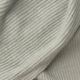 Brushed Polyester Viscose Stretch Rib Knit Fabric, 180 gsm, 170 cm — Grey — photo 1