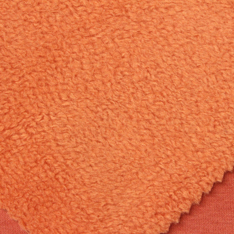 Orange Marl Knit, Poly-Cotton