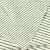 Off-White Horizontal-Stripe Jersey Knit, Poly-Viscose, 180 gsm — photo 1