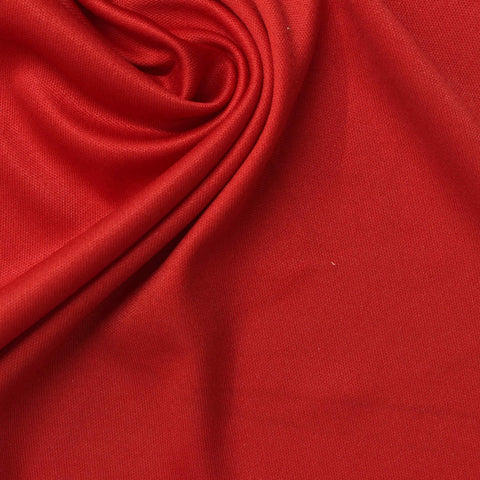 100% Polyester Jersey Knit Fabric, 150 gsm — Red
