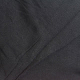 Viscose Polyester Stretch Ponte Knit Fabric, 230 gsm, 170 cm — Black — photo 1