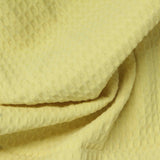 100% Polyester Waffle Knit Fabric, 210 gsm — Yellow — photo 1