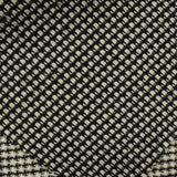 Black Houndstooth Waffle Knit, Poly-Cotton — photo 1