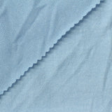 Brushed Polyester Viscose Stretch Chunky Knit Fabric, 195 gsm, 155 cm — Blue — photo 1