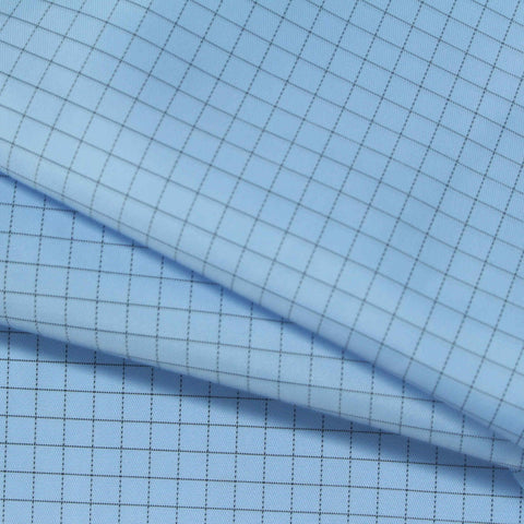 Blue Grid Mesh, Polyester