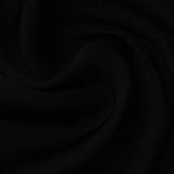 100% Polyester Satin Fabric, 100 gsm, 148 cm — Black — photo 1