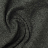 Dark Grey Marl Rib Knit, Poly-Cotton, 250 gsm — photo 1