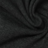 Dark Grey Heather Rib Knit, Poly-Cotton, 295 gsm — photo 1