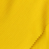 Plaid 100% Polyester Crepe Fabric, 80 gsm, 160 cm — Yellow — photo 1