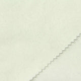 Brushed Cotton Polyester French Terry Fabric, 280 gsm — White — photo 1