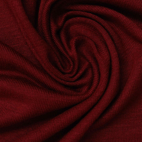 Viscose Stretch Jersey Knit Fabric, 165 gsm, 185 cm — Red