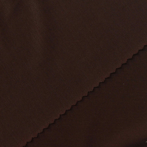 Tencel Lyocell Stretch Jersey Knit Fabric, 200 gsm, 155 cm — Brown