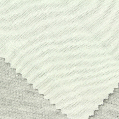 Light Grey Marl Interlock Knit, Polyester, 220 gsm, 185 cm