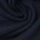 Brushed Cotton Polyester French Terry Fabric, 240 gsm, 180 cm — Navy — photo 1