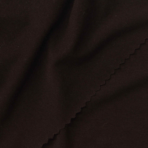 Viscose Stretch Jersey Knit Fabric, 165 gsm — Brown