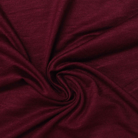 Viscose Stretch Jersey Knit Fabric, 200 gsm — Red