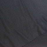 Polyester Stretch Ponte Knit Fabric, 340 gsm, 165 cm — Black — photo 1
