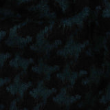 Dark Blue Houndstooth Woven, Polyester — photo 1