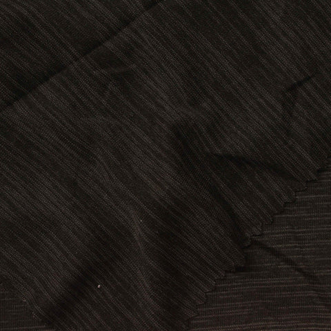 Dark Grey Heathered-Marl Jersey Knit, Polyester, 152 gsm