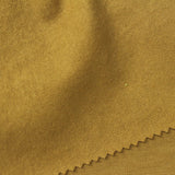 Brushed Modal Polyester Stretch French Terry Fabric, 280 gsm, 168 cm — Khaki — photo 1