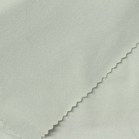 Polyester Stretch Milk Silk Knit Fabric, 250 gsm, 150 cm — Green