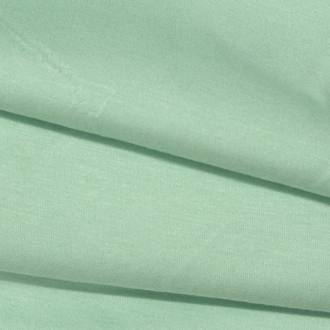Polyester Viscose Stretch Scuba Knit Fabric, 260 gsm, 150 cm — Green