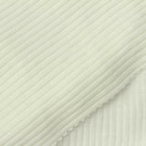 Brushed 100% Cotton Rib Knit Fabric, 208 gsm, 125 cm — Beige — photo 1