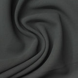 100% Polyester Linen-Look Fabric, 255 gsm, 145 cm — Grey — photo 1