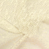 Jacquard Polyester Viscose Chunky Knit Fabric, 142 gsm, 160 cm — Yellow — photo 1