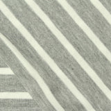 Grey Horizontal-Stripe Knit, Viscose, 190 gsm — photo 1