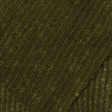 Dark Green Heathered-Marl Chunky Knit, Poly-Cotton — photo 1